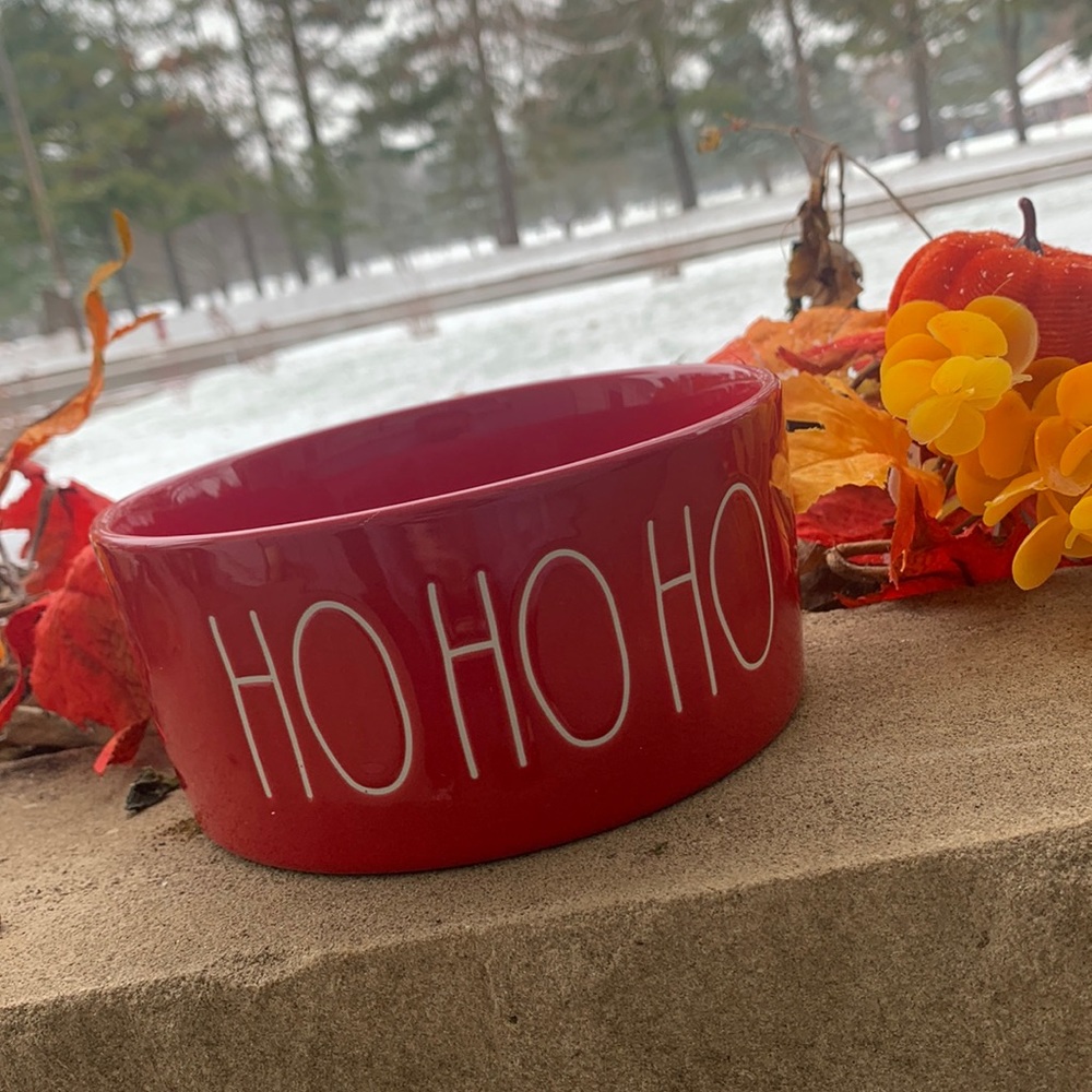 Rae Dunn Ho Ho Ho pet dish